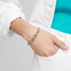 Goldtone Stretch Bracelet