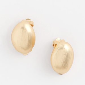 No Droop™ Gold Stud Clip-On Earrings