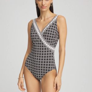 Gottex Golden Chic Surplice Swimsuit