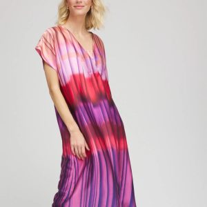 Gottex Golden Hour V-Neck Cover Up Dress