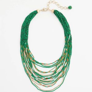 Layered Seed Bead Necklace