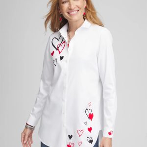 No Iron™ Valentine's Day Embroidered Tunic