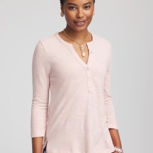 Cotton Slub Henley Shirt