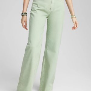 So Slimming® High Rise Wide Leg Jeans