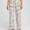 Petite Travelers™ Printed Knit Wide-Leg Pants