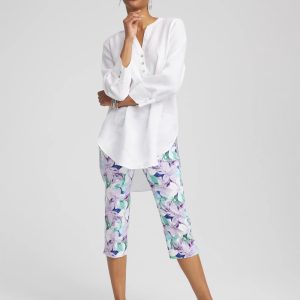 Brigitte™ Lily Pull-On Slim Capri Pants