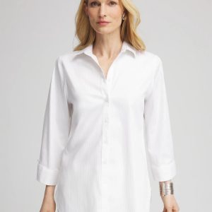 No Iron™ Lurex Stripe Shirt