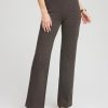 Juliet Jacquard Full-Length Ponte Pants