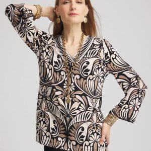 Travelers™ V-Neck Print Tunic