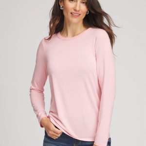 Mesh-Trim Touch of Cool™ Layering Tee