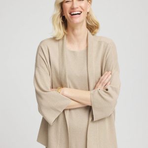 Travelers™ Collection Metallic Knit Cardigan