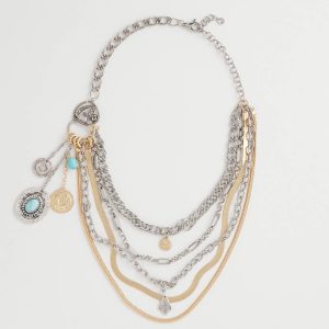 Equestrian Mixed-Metal Multistrand Necklace