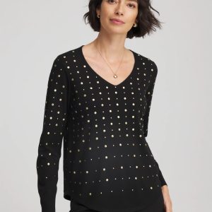 Ella Embellished Pullover Sweater