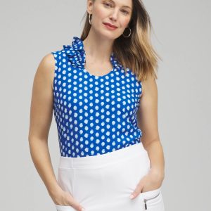 ® UPF Neema Dot Ruffle Tank