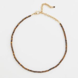 Genuine Tiger's Eye Stone Necklace