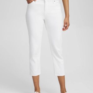 No Stain Girlfriend Cropped Jeans