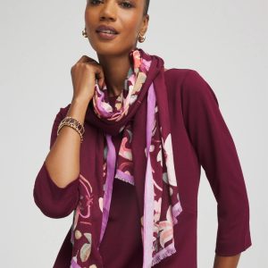 Floral Oblong Scarf
