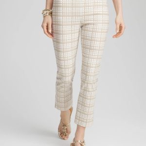 Brigitte™ Plaid Cropped Pants