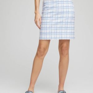 Brigitte™ Plaid Slub Skort