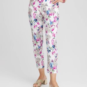 Brigitte™ Paisley Floral Cropped Pants