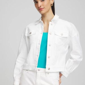 Embroidered Relaxed Denim Jacket