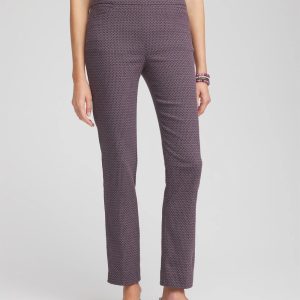 Brigitte Geo Slim Ankle Pants