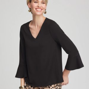 Ponte V-Neck Tee