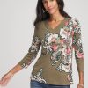 Pima 3/4 Sleeve Tee