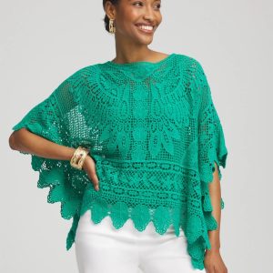 Crochet Lace Poncho