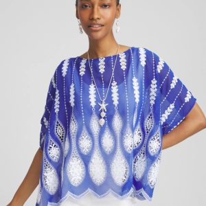 Cutwork Embroidered Poncho