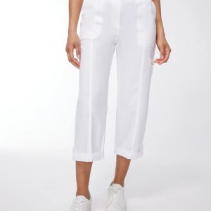 Poplin Cropped Pants