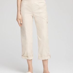 Poplin Cropped Pants