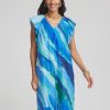Cotton-Silk Voile Popover Dress