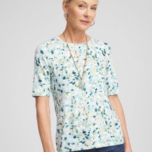 Touch of Cool™ Elbow-Sleeve Perfect Tee