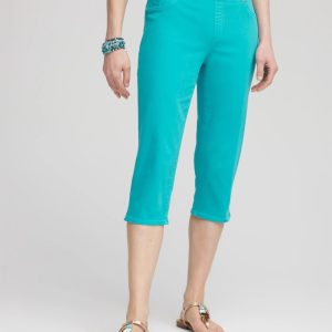17" Pull-On Capri Jeans