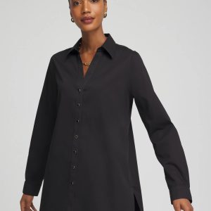 No Iron™ Novelty Button Tunic