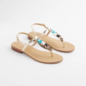 Beach Parrot T-Strap Sandals