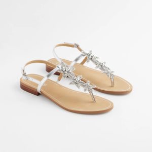 Beach Starfish T-Strap Sandals