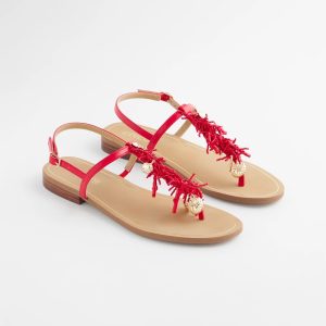 Coral Beach T-Strap Sandals