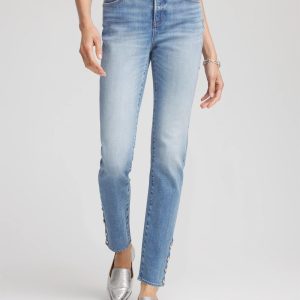 Girlfriend Slim Ankle Jeans