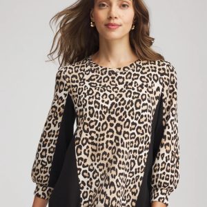 Zenergy® Scuba Animal-Print Bungee Top