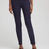 Pinstriped Brigitte™ Slim Pull-On Ankle Pants