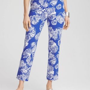Brigitte™ Seashell Pull-On Cropped Pants