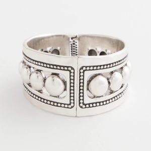 Silvertone Cuff Bracelet