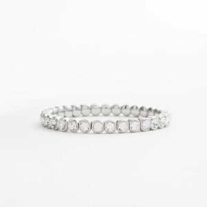 Faux Tennis Stretch Bracelet