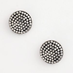 No Droop® Round Silvertone Stud Earrings