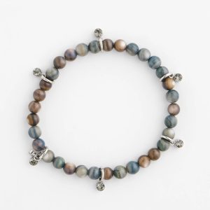 Seashell Beaded Stretch Bracelet