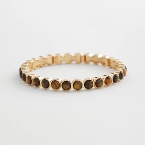 Chico's Originals Neutral Round Stretch Bracelet