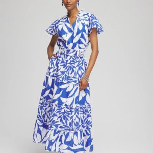 Flutter Sleeved Maxi Dress