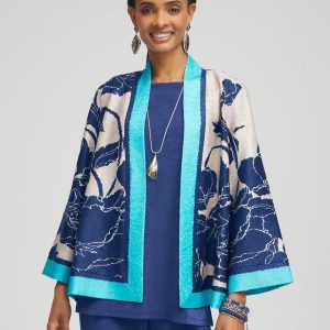 Travelers™ Collection Reversible Floral Crushed Jacket